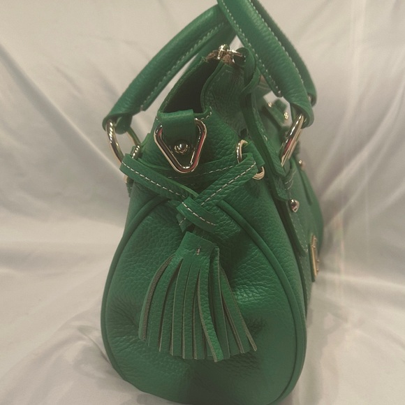 Dooney & Bourke Vibrant Green Satchel with Wallet - Picture 6 of 14
